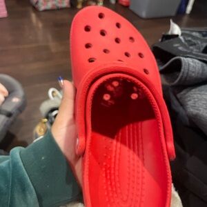 CROCS Men's Red Slippers